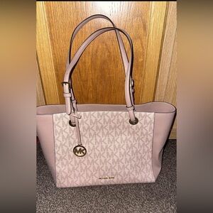 Pink Michael Kors tote purse